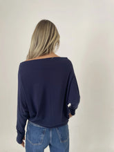 Load image into Gallery viewer, any top knit - navy
