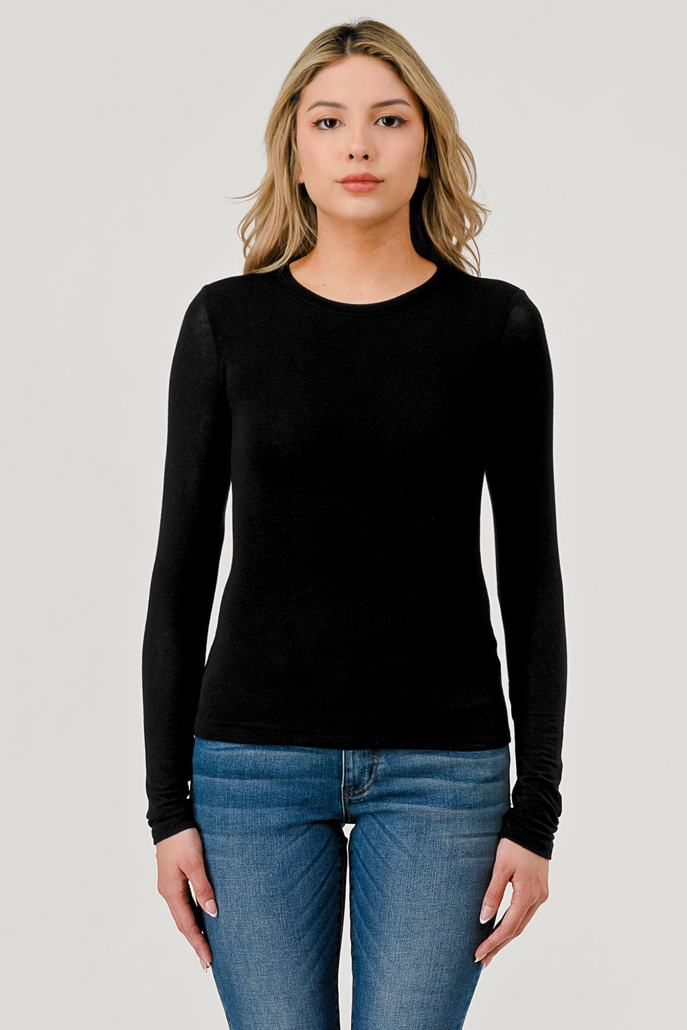 Dbl Layered baby hacci - Black