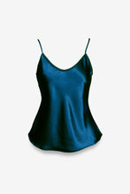 Load image into Gallery viewer, whicstitch satin tank - teal
