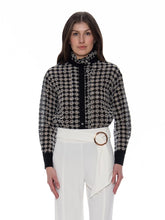 Load image into Gallery viewer, open work blouse - blk/wht
