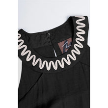 Load image into Gallery viewer, applique rond nk tank - black

