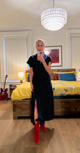 Load image into Gallery viewer, Dotted Dress - Navy
