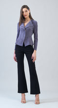 Load image into Gallery viewer, soft suede zip up jacket - Violet
