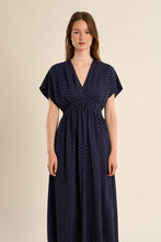 Load image into Gallery viewer, Dotted Dress - Navy
