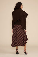 Load image into Gallery viewer, Mikey Asymmetrical skirt - Brown
