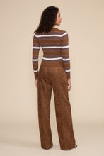 Load image into Gallery viewer, Astrid striped Top - Brown multi
