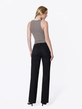 Load image into Gallery viewer, Hi Rise slim wide jeans - Black
