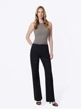 Load image into Gallery viewer, Hi Rise slim wide jeans - Black
