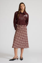 Load image into Gallery viewer, Faux leather jacket - Burgundy

