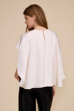 Load image into Gallery viewer, Cape satin top - Ivory
