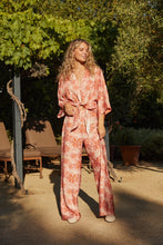 Load image into Gallery viewer, Floral Tie Top - Coral
