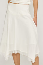 Load image into Gallery viewer, Assymetrical Skirt - white
