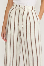 Load image into Gallery viewer, Justine Pants - Cream / Brown
