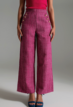 Load image into Gallery viewer, Tweed Pants - Pink
