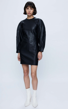 Load image into Gallery viewer, Faux leather Dress - Black
