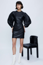 Load image into Gallery viewer, Faux leather Dress - Black
