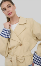 Load image into Gallery viewer, Short trench W detail sleeve - Khaki
