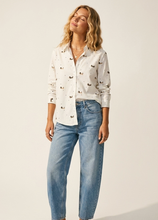 Load image into Gallery viewer, dog cotton button down - white
