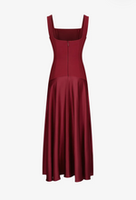 Load image into Gallery viewer, Satin Sleeveless Dress - Red
