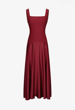 Load image into Gallery viewer, Satin Sleeveless Dress - Red
