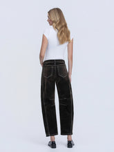Load image into Gallery viewer, Hi Rise velvet Barrel - Velvet stone
