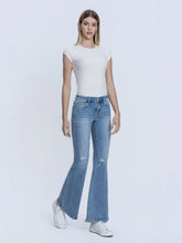 Load image into Gallery viewer, Low rise distressed flare - Idol
