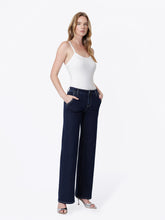 Load image into Gallery viewer, Mid rise pocket wideleg - Stripe
