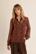 Load image into Gallery viewer, Semi Sheer Top - Khaki brown
