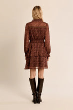 Load image into Gallery viewer, Ruffled Dress - Khaki Brown
