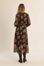 Load image into Gallery viewer, V neck Midi Dress - Chocolate
