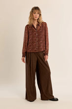 Load image into Gallery viewer, Semi Sheer Top - Khaki brown

