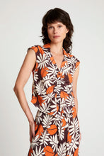 Load image into Gallery viewer, Floral Top - Orange Brown
