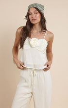 Load image into Gallery viewer, Rose Tank - Ivory
