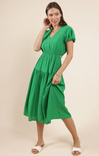 Load image into Gallery viewer, Cutout midi Dress - Kelly Green
