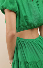 Load image into Gallery viewer, Cutout midi Dress - Kelly Green
