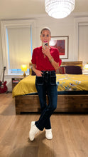 Load image into Gallery viewer, Drop Shoulder blouse - Scarlet
