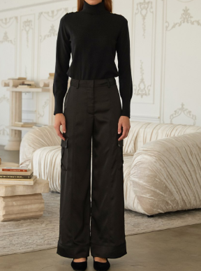 Turtleneck Sweater - Black