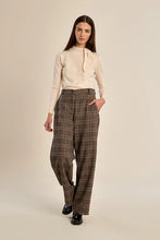 Load image into Gallery viewer, Plaid Trousers - Plaid blk
