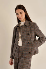 Load image into Gallery viewer, Short checkered Jacket - Plaid black
