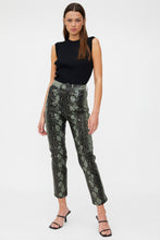 Load image into Gallery viewer, Snake Print Trousers - Green
