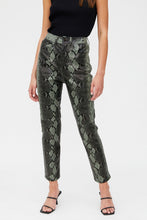 Load image into Gallery viewer, Snake Print Trousers - Green
