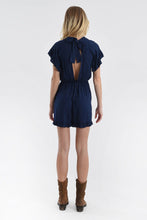 Load image into Gallery viewer, Woven Romper - Navy
