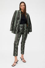 Load image into Gallery viewer, Snake Print Trousers - Green
