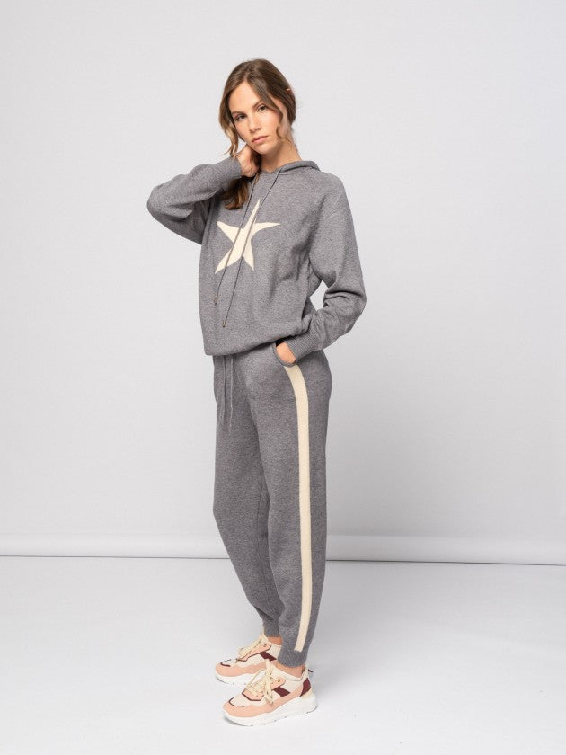Striped Pants - Grey