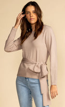 Load image into Gallery viewer, Side tie Sweater - Beige
