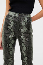 Load image into Gallery viewer, Snake Print Trousers - Green
