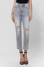 Load image into Gallery viewer, Hi Rise Mom Jeans - Survive
