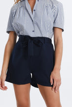Load image into Gallery viewer, Flared Shorts - Navy
