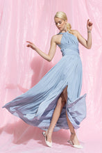 Load image into Gallery viewer, Satin Maxi Dress - Blue
