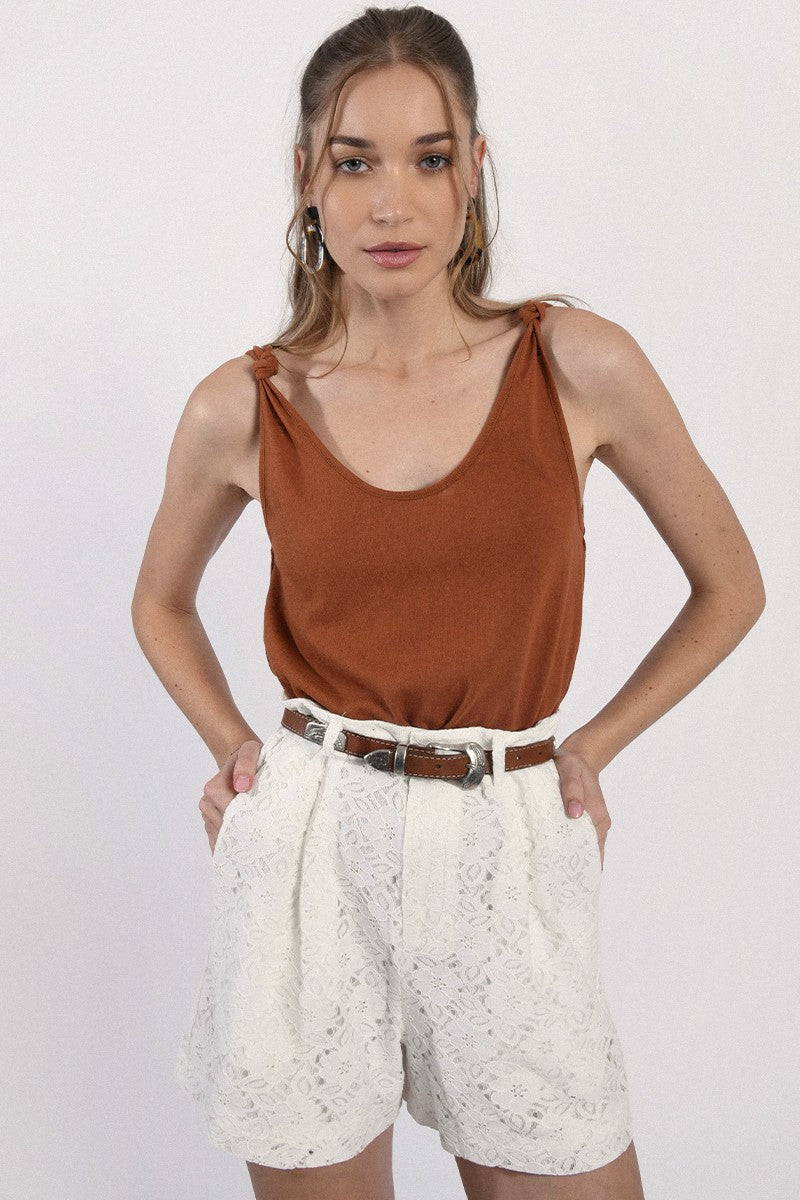 Lace Shorts - Offwhite